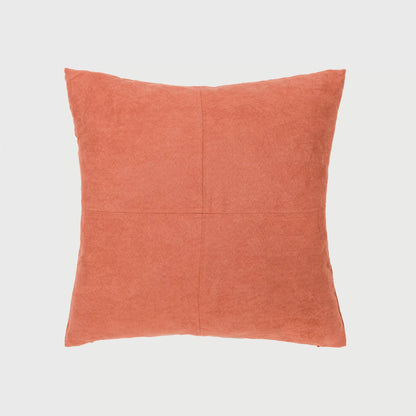 Almofada quadrada em camurça macia - capa + enchimento