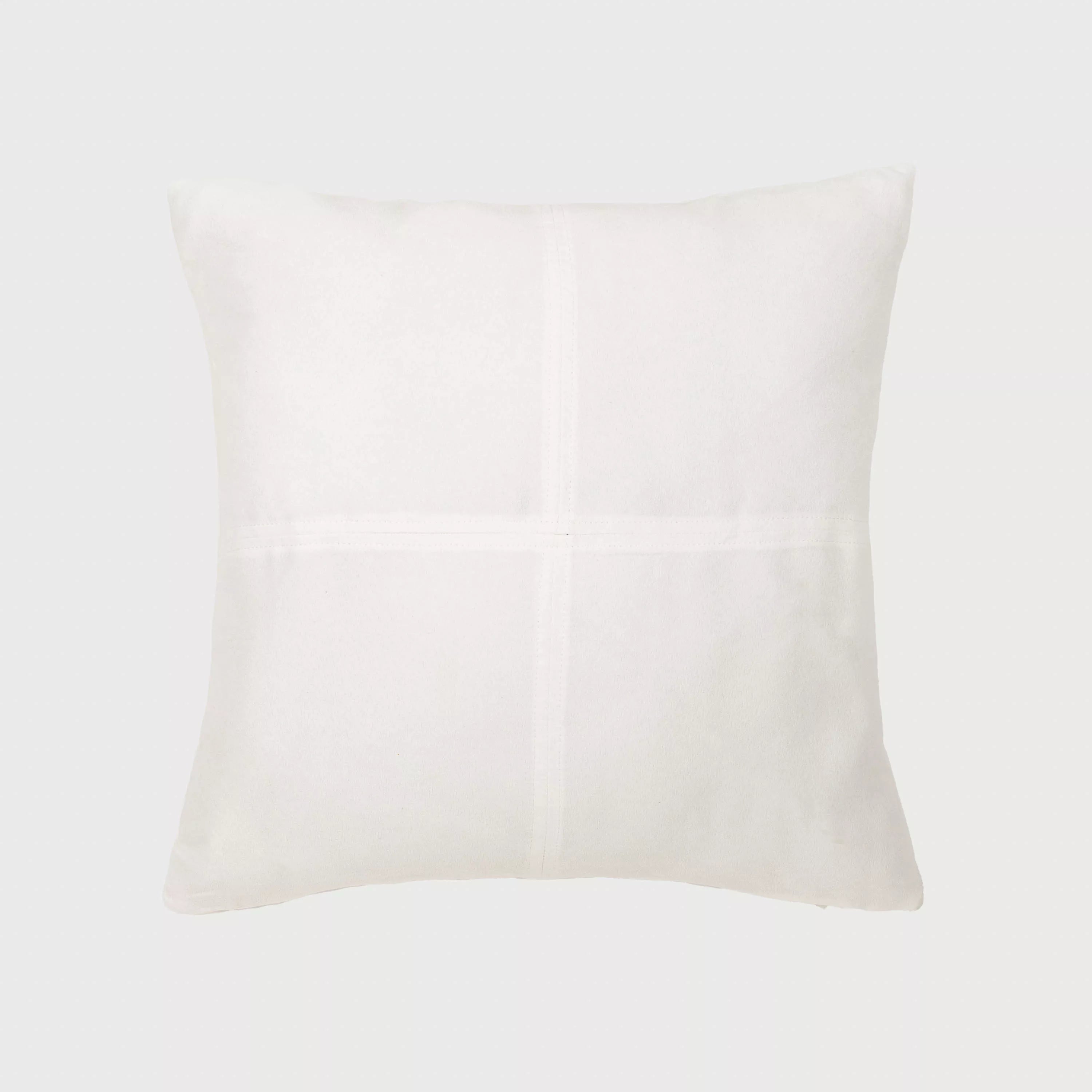 Almofada quadrada em camurça macia - capa + enchimento