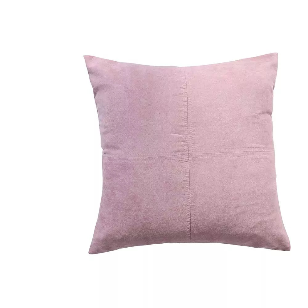 Almofada quadrada em camurça macia - capa + enchimento