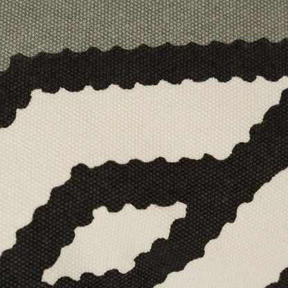 Almofada quadrada de algodão liso bicolor com estampa de diamante, 45x45 cm - capa + enchimento