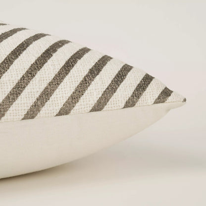 Almofada quadrada de algodão com estampa de diamante simples, 45x45 cm - capa + enchimento