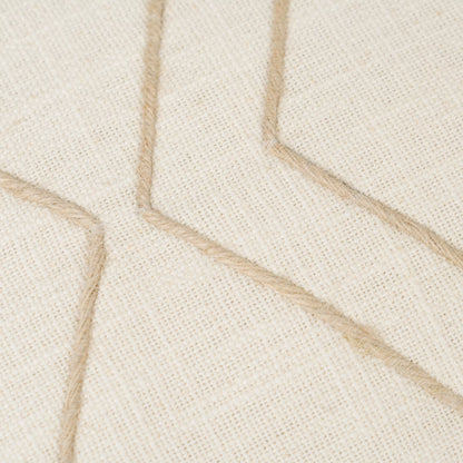 Almofada quadrada Zig em algodão liso, 45x45 cm - capa + enchimento