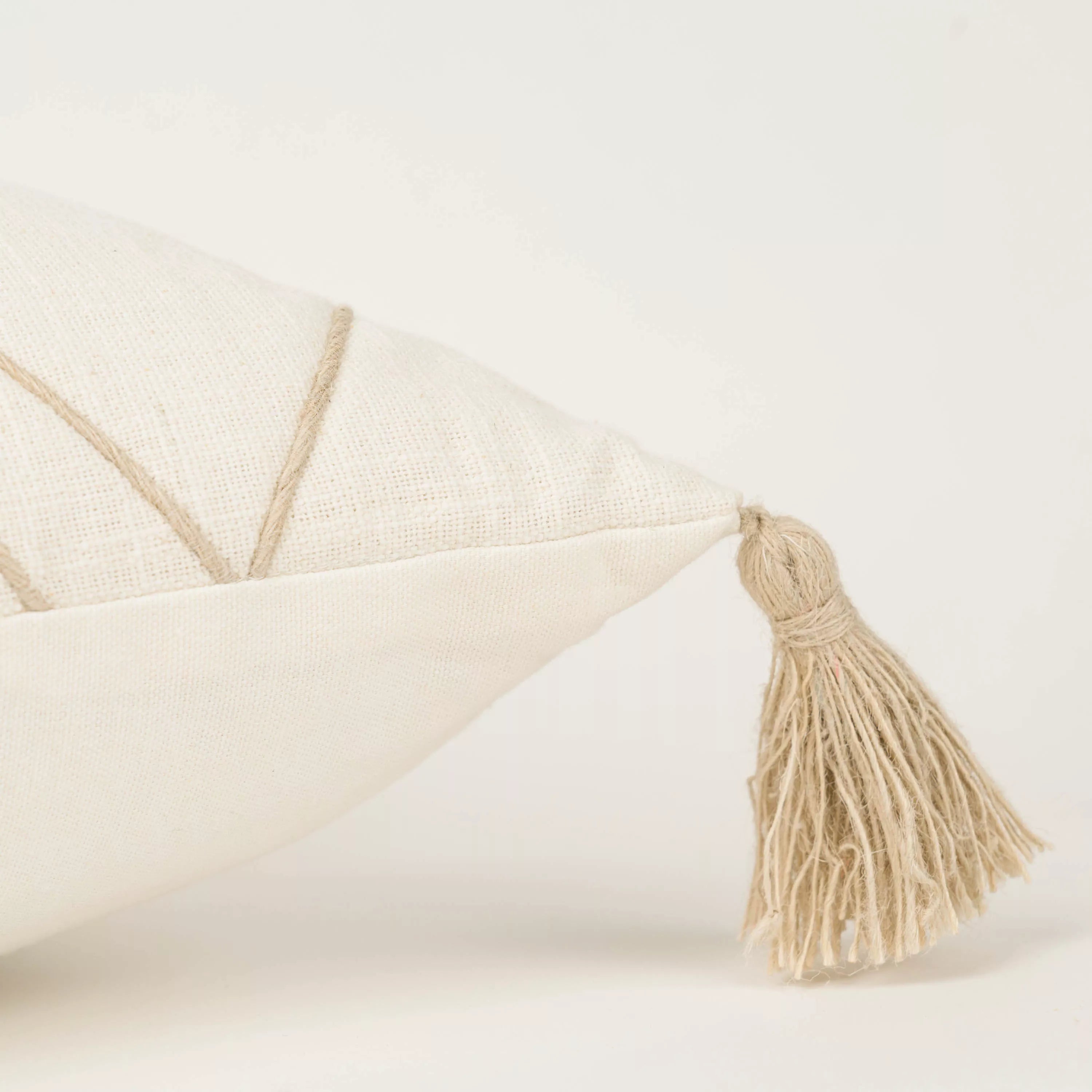 Almofada quadrada Zig em algodão liso, 45x45 cm - capa + enchimento