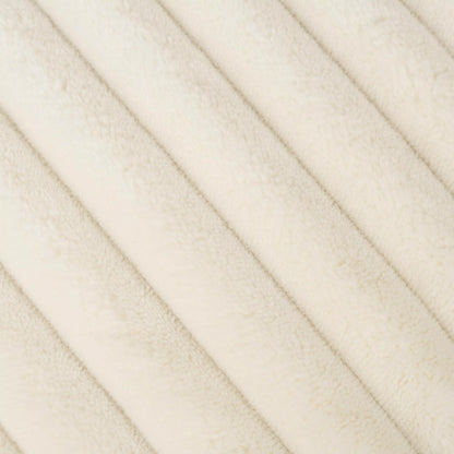 Almofada quadrada de veludo cotelê com listras lisas, 45x45 cm - capa + enchimento