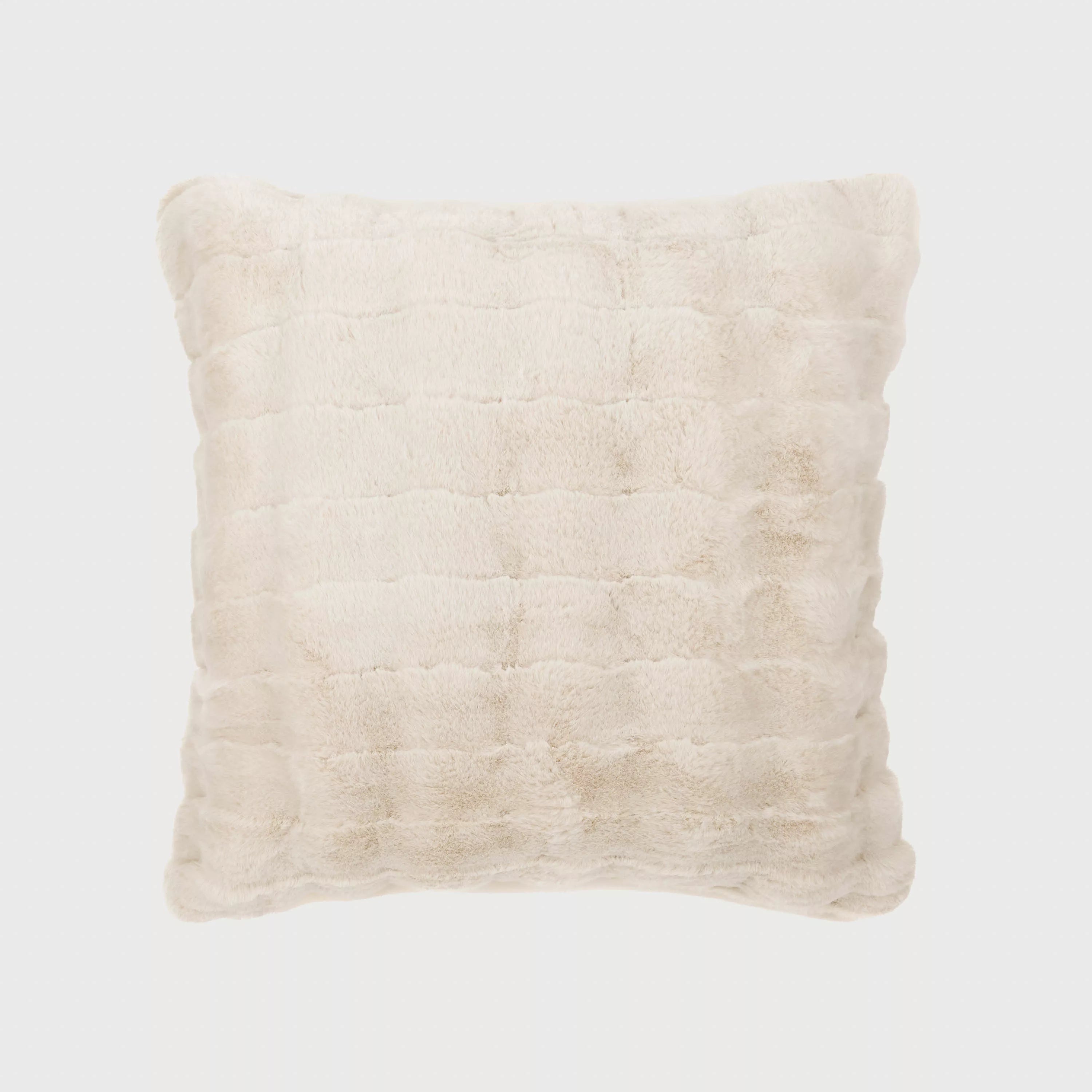 Almofada quadrante com efeito de cabelo ondulado e suave, 50x50 cm - capa + enchimento