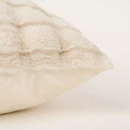 Almofada quadrante com efeito de cabelo ondulado e suave, 50x50 cm - capa + enchimento