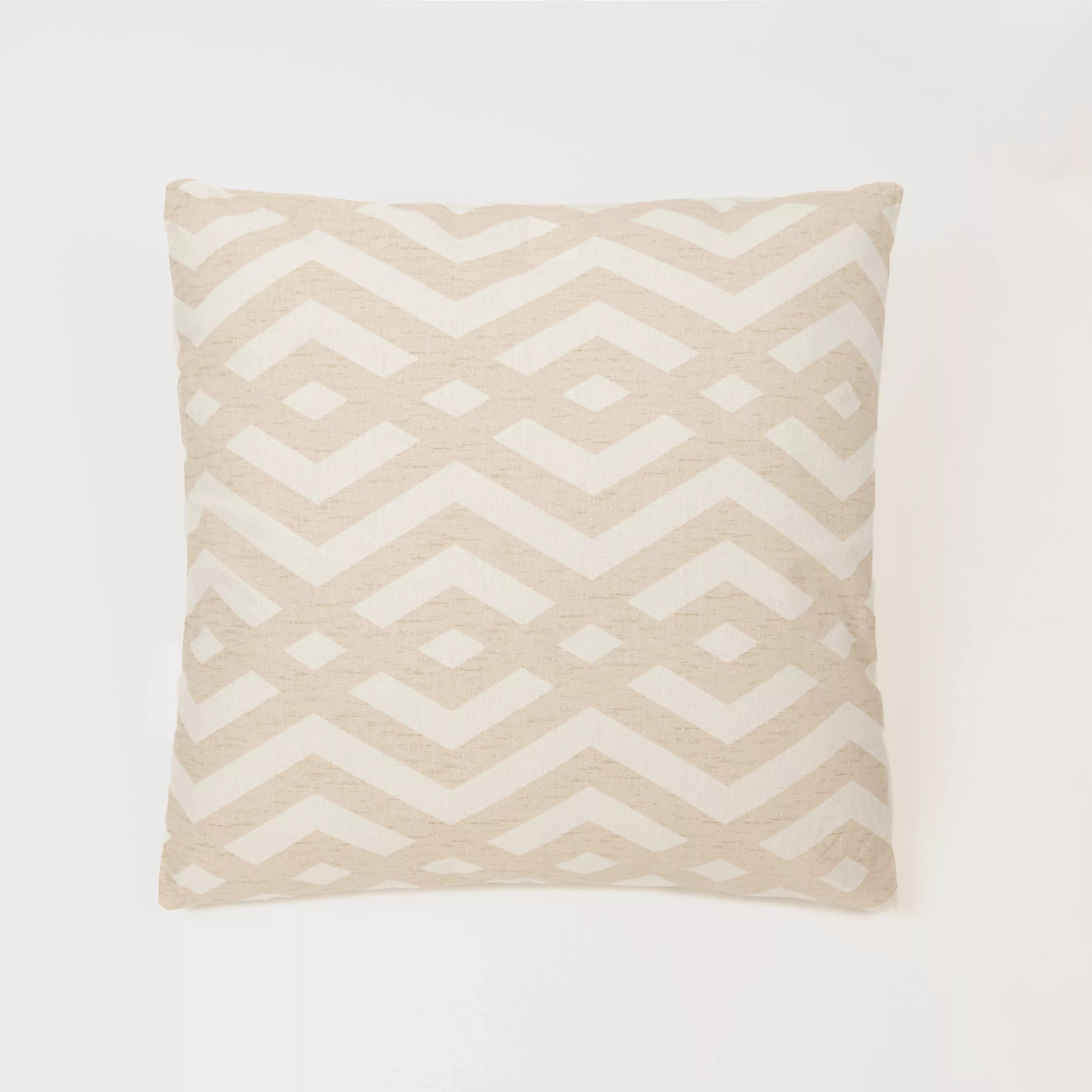 Almofada quadrada Nela, lisa, resistente a manchas, 50x50 cm - capa + enchimento