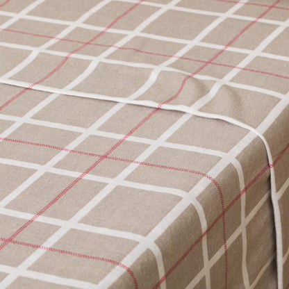 Conjunto de lençóis de flanela cinza Cuadro Camel Mouse