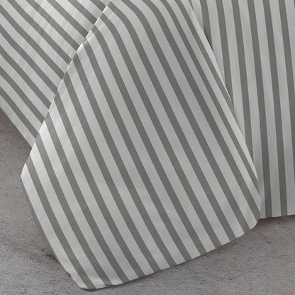 Capa de edredom Raya Aviles em percal verde militar