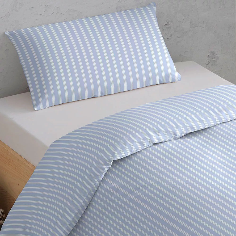 Capa de edredão Raya Marsella Indigo Percal