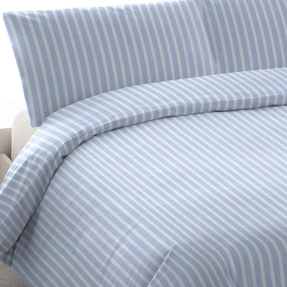 Capa de edredão Raya Marsella Indigo Percal