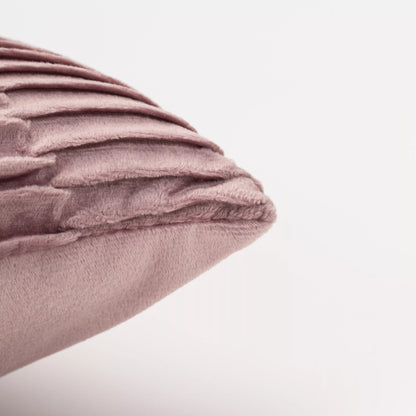 Cojín cuadrante New Traza terciopelo liso 50x50 - funda + relleno