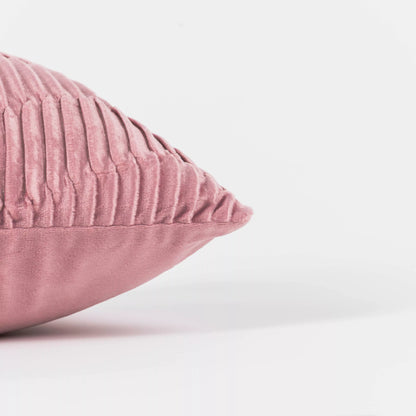 Cojín cuadrante New Traza terciopelo liso 50x50 - funda + relleno