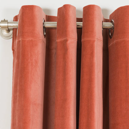 cortina de veludo de algodão