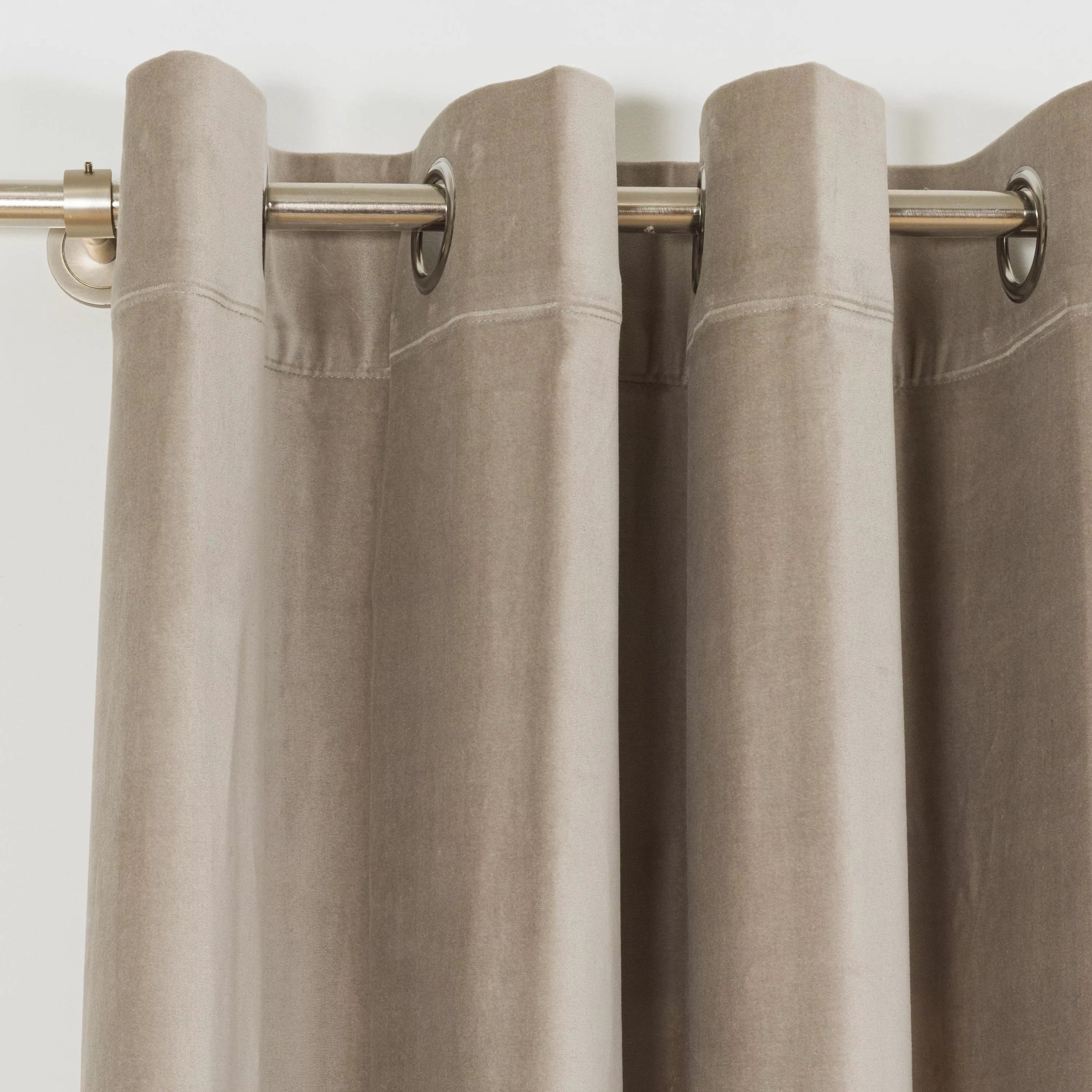 cortina de veludo de algodão