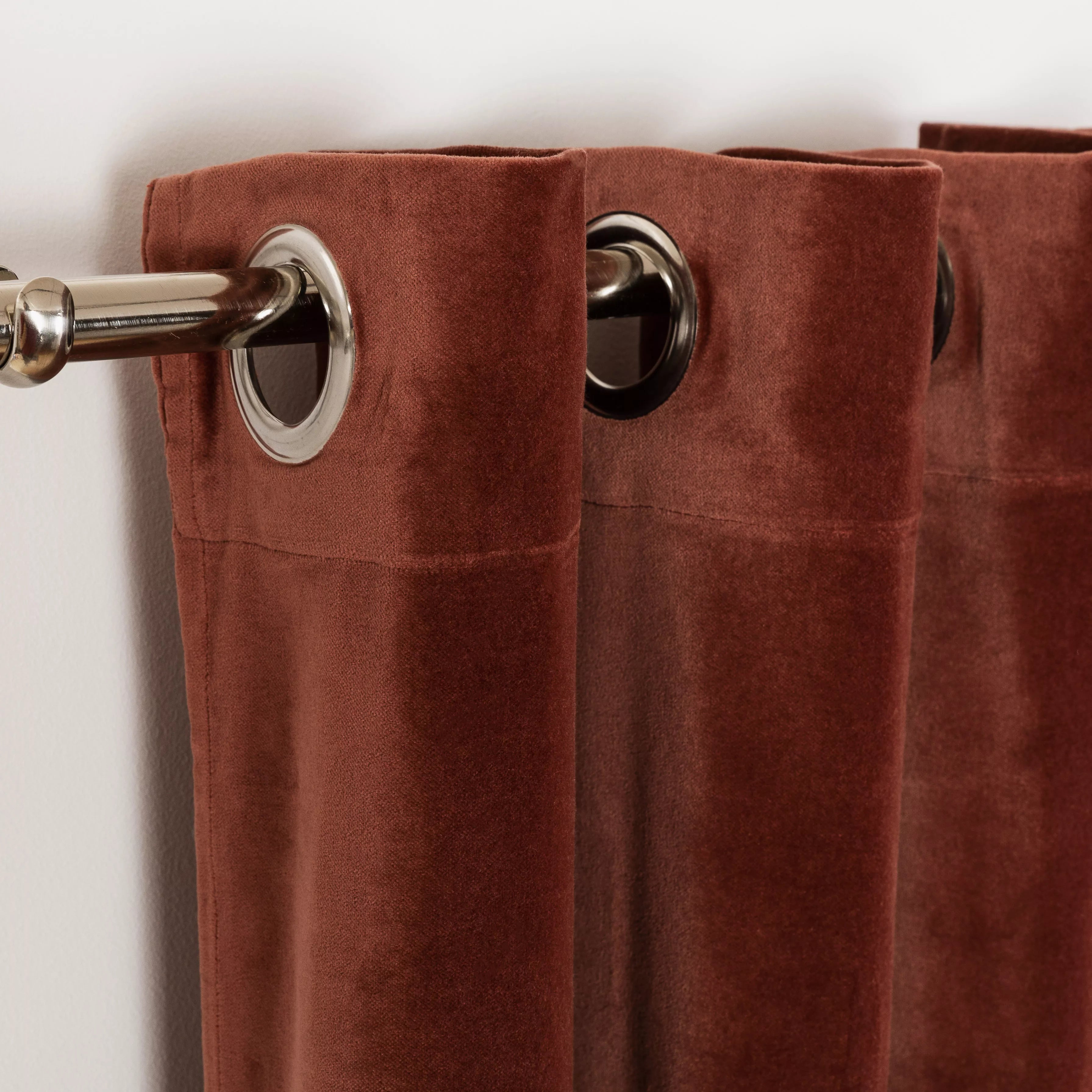 cortina de veludo de algodão