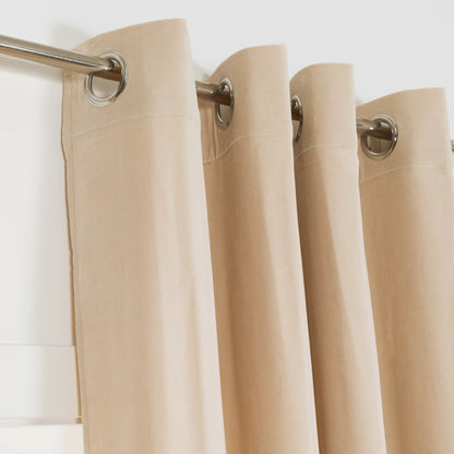 cortina de veludo de algodão