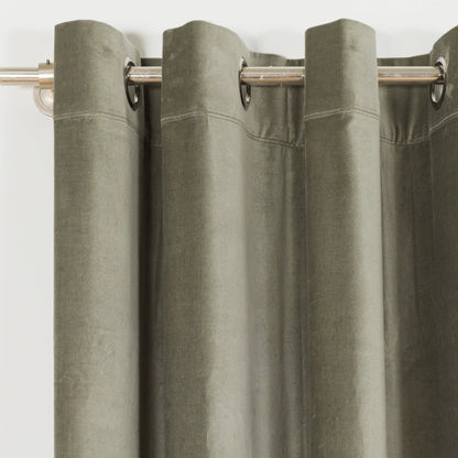 cortina de veludo de algodão