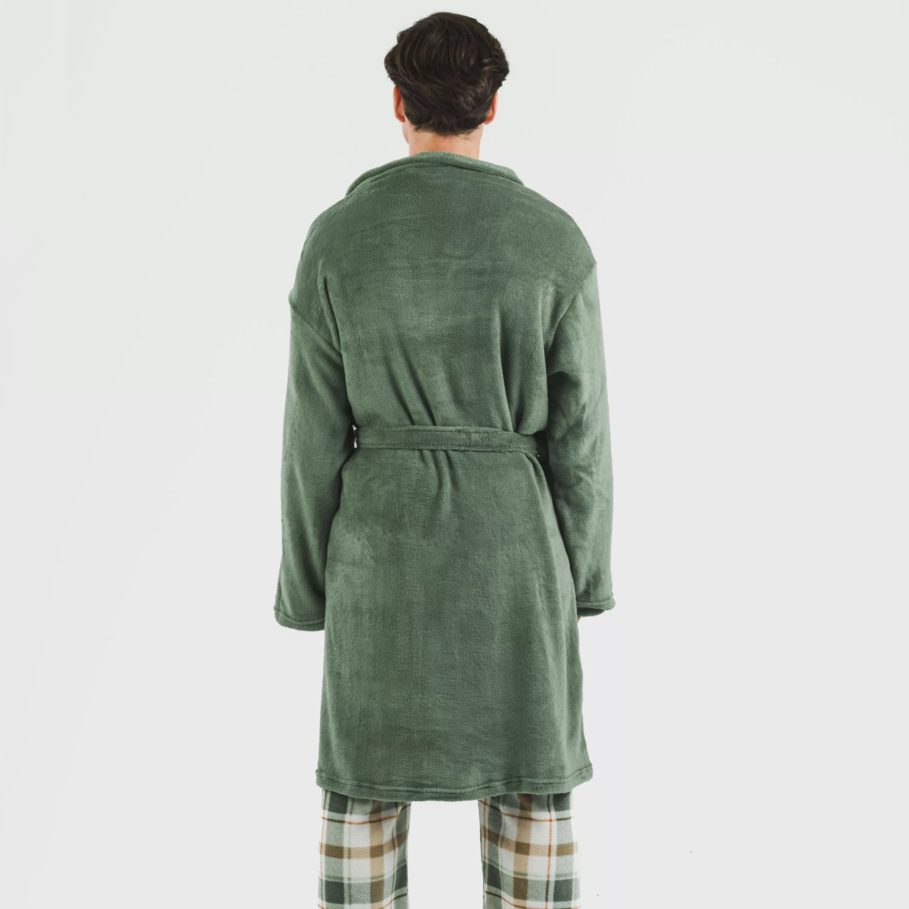 Roupão masculino coral