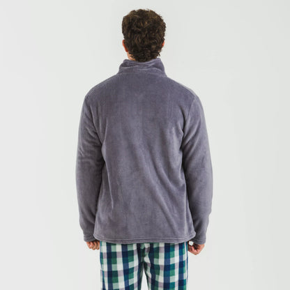 Moletom masculino liso coral