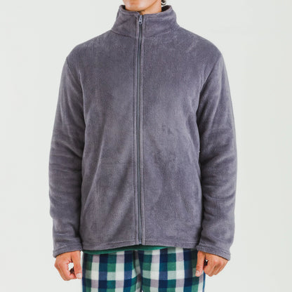 Moletom masculino liso coral