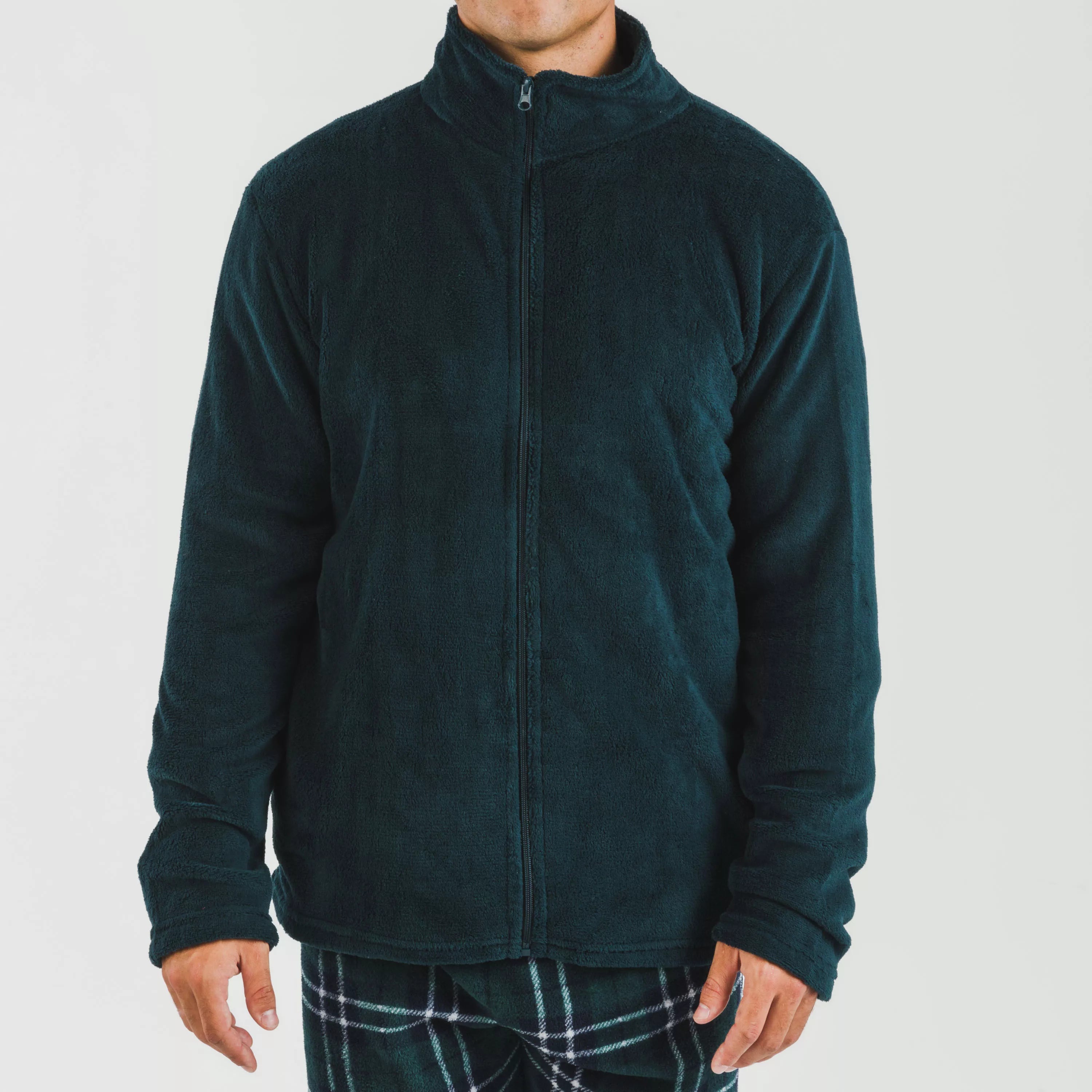 Moletom masculino liso coral