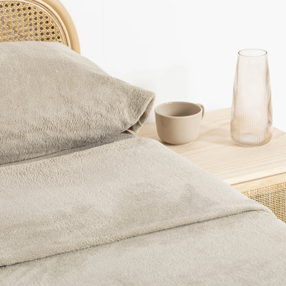 Jogo de lençóis veludo liso