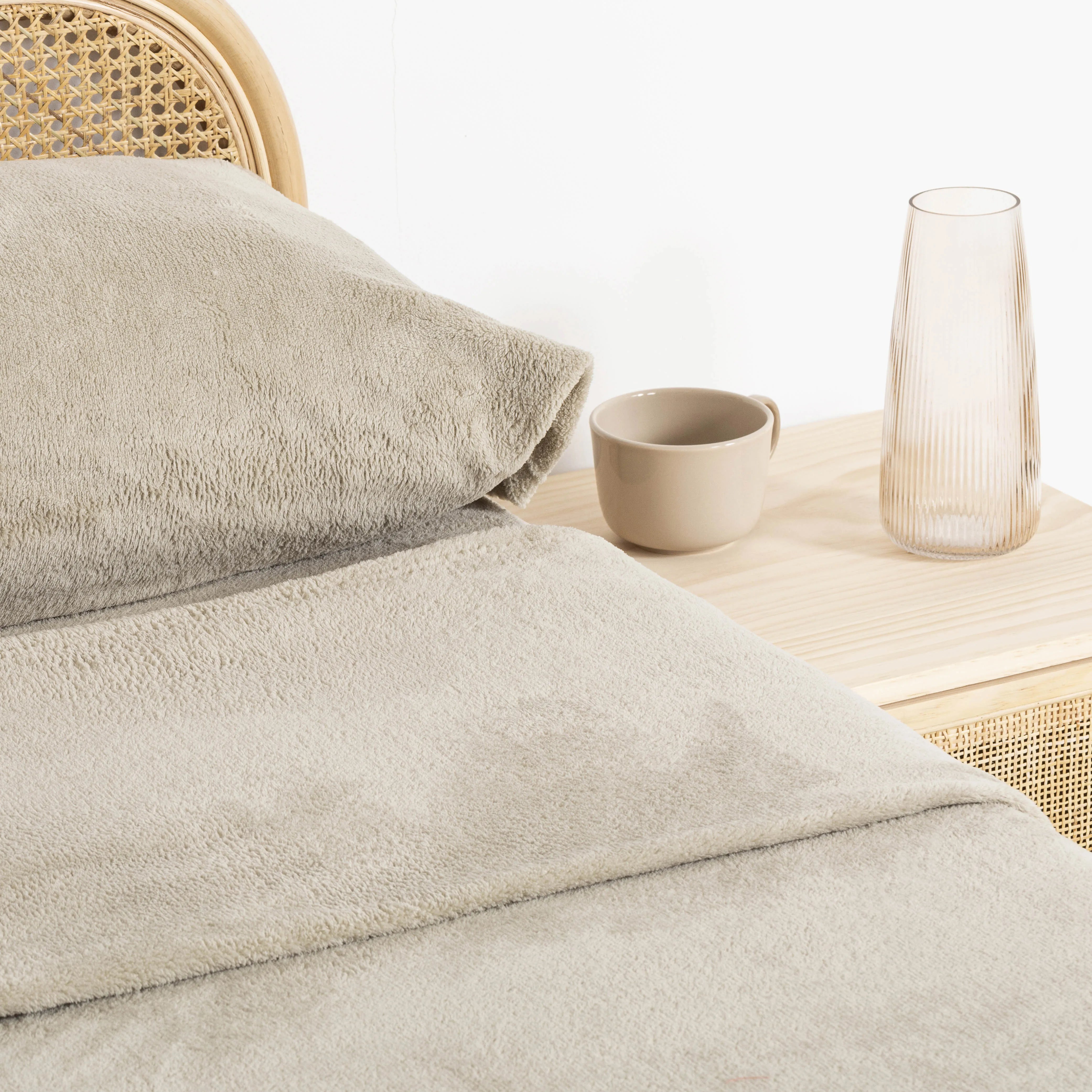 Jogo de lençóis veludo liso