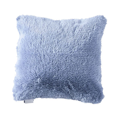 Cojín de pelo Chin liso 45x45 - funda + relleno