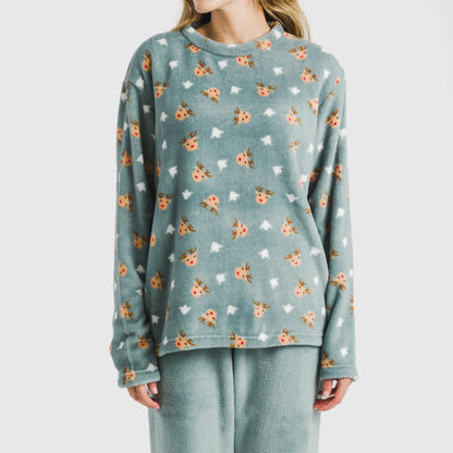 Pijama coral Tatini verde tiffany