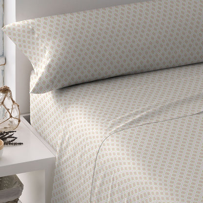 Conjunto de lençóis de algodão cor malva para morenas