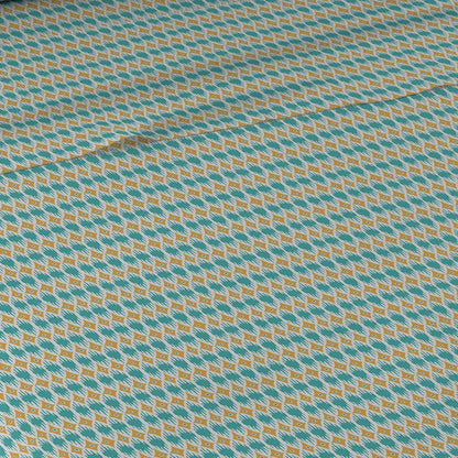 Conjunto de lençóis de algodão Denalia azul-turquesa