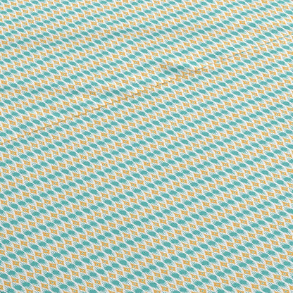 Jogo de lençóis algodão Denalia água marinha