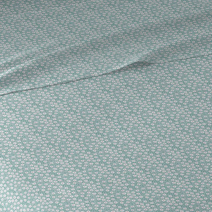 Jogo de lençóis algodão Maddy verde tiffany