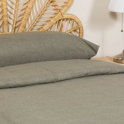 CAPA DE EDREDOM DE FLANELA LISA