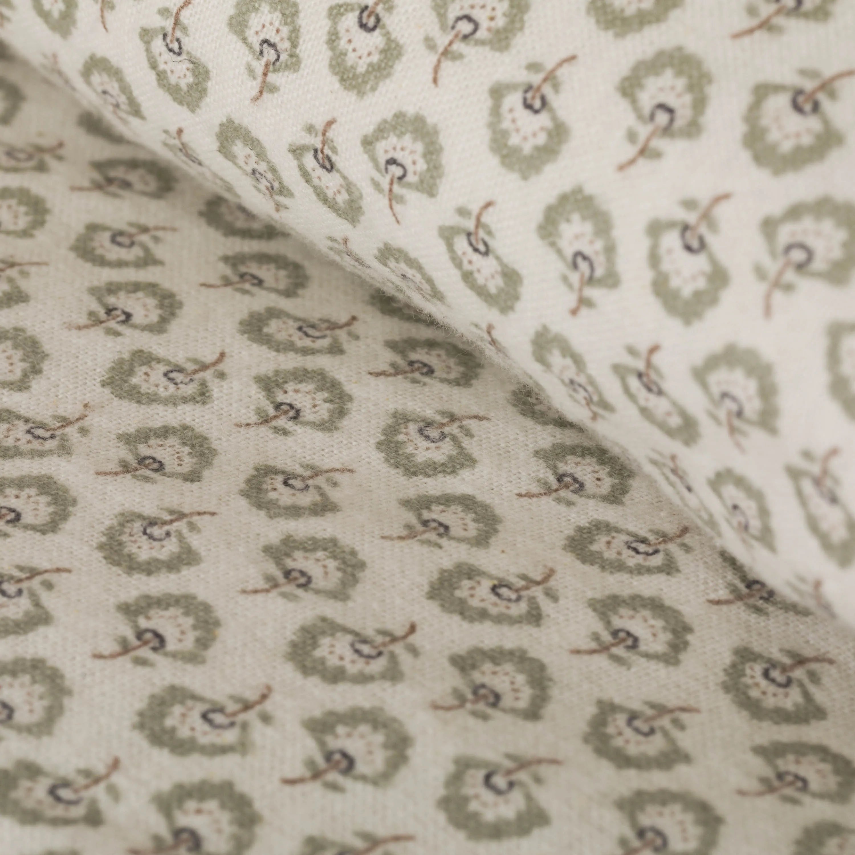 Capa de edredão flanela Diana verde tiffany