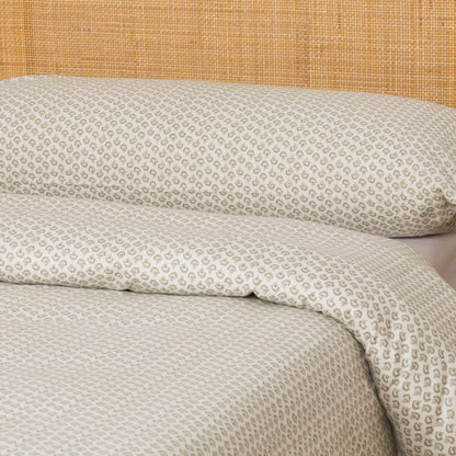 Capa de edredão flanela Diana verde tiffany