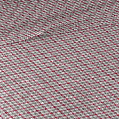 Jogo de lençóis algodão Adam verde vermelho