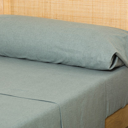 conjunto de lençóis de flanela lisa