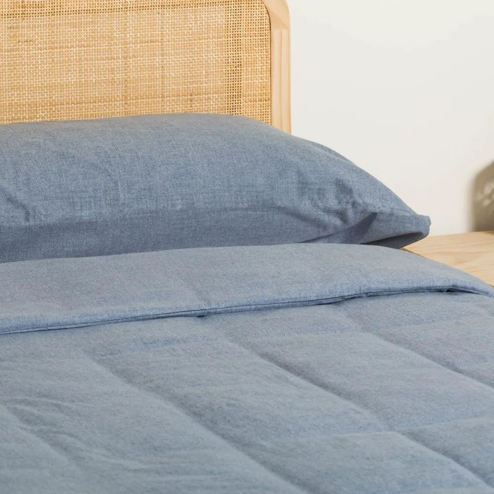 Capa de edredão flanela lisas