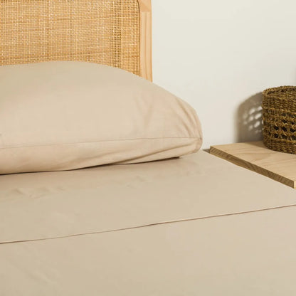 Jogo de lençóis algodão lisos