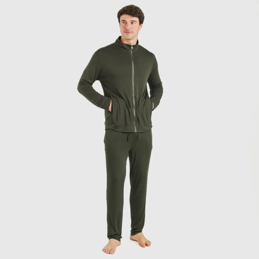 Moletom liso de viscose para homem