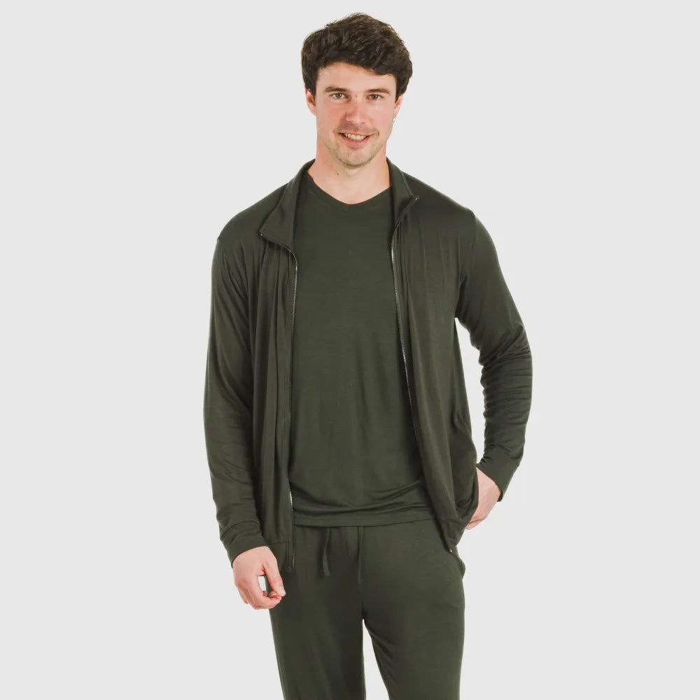 Moletom liso de viscose para homem