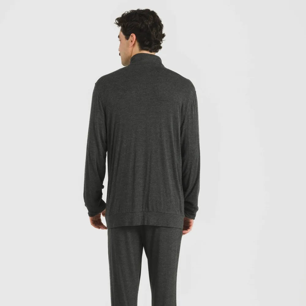 Moletom liso de viscose para homem