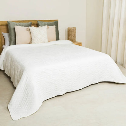 Colcha doble tela jacquard Nela