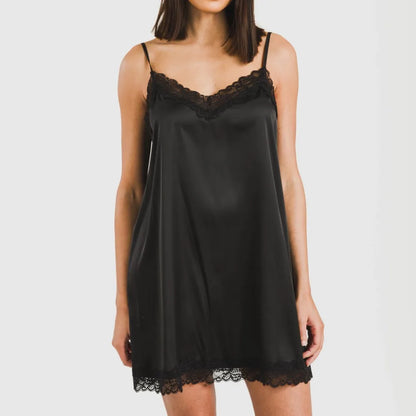 Camisola curta de cetim liso para sexta-feira