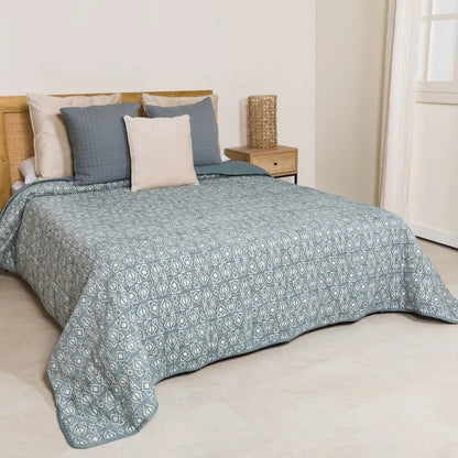 Colcha jacquard chenilla Tiberio New verde francês - 120gr