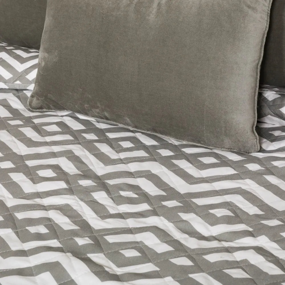 Colcha bouti Nela verde seco