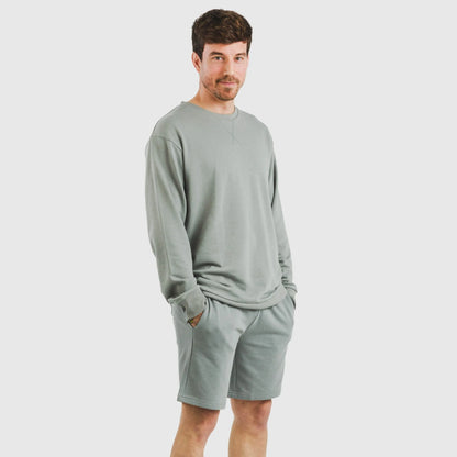 Calções desportivos masculinos básicos e lisos