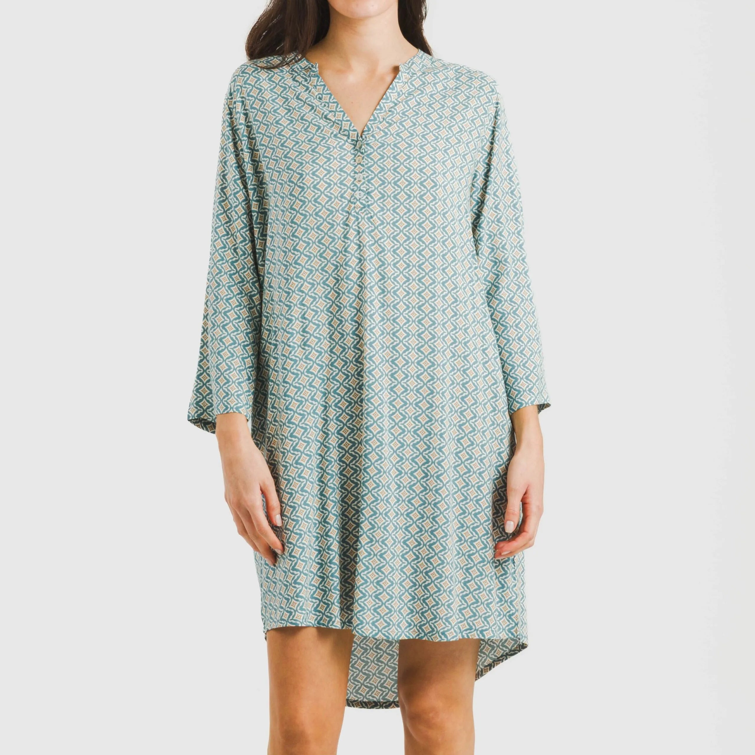 Camisola Dulcinea Aquamarine em Viscose